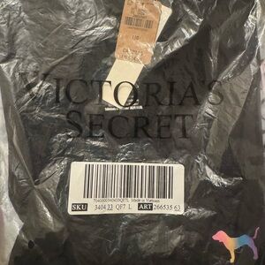 Victoria's Secret PINK Black tank top with Colorful Dog Logo